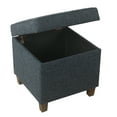thumbnail image 4 of Square Tufted Storage Ottoman, 4 of 11