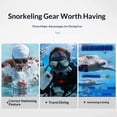 thumbnail image 5 of Dwellin 1 Pair Short Swimming Fins Silicone Training Flippers for Kids Adults Open Water Snorkelling Swimming Training Equipment, 5 of 9