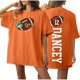 thumbnail image 1 of Tops Cortos para las Mujeres, Doble Cara Impreso Cuello Redondo Gota Hombro Camiseta, Top Estirable Casual, 1 of 5