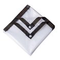 thumbnail image 1 of Uv Resistant Clear Tarps - Waterproof Pvc Rain Film With Metal Grommet - Portable And Durable Garden Supplies, 1 of 5