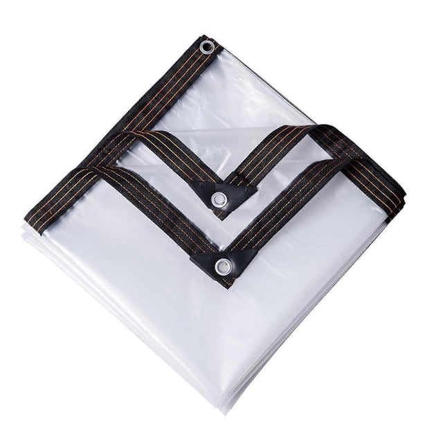 Uv Resistant Clear Tarps - Waterproof Pvc Rain Film With Metal Grommet - Portable And Durable Garden Supplies
