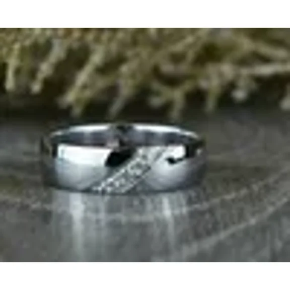 2CT Round Cut Lab-Created Diamond Men's Wedding Band Ring 14K White Gold Plated