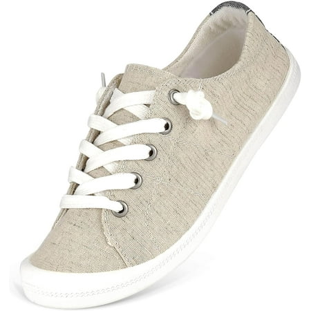 

Women s Low Top Sneaker - Round Toe Comfort Casual Canvas Shoes Sneakers for Walking for Women