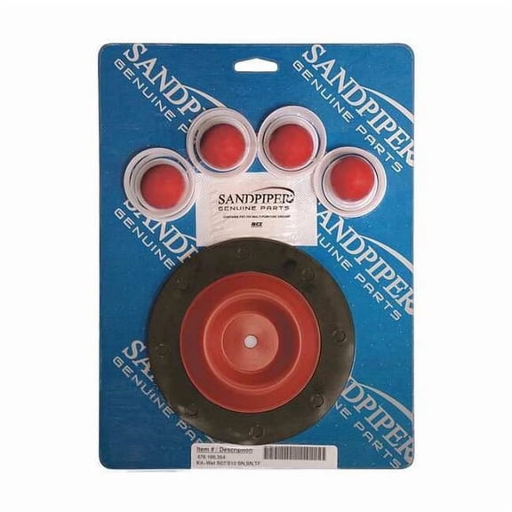 Sandpiper Repair Kit,Santoprene,Fluid,3/4 In Pump 476.166.354