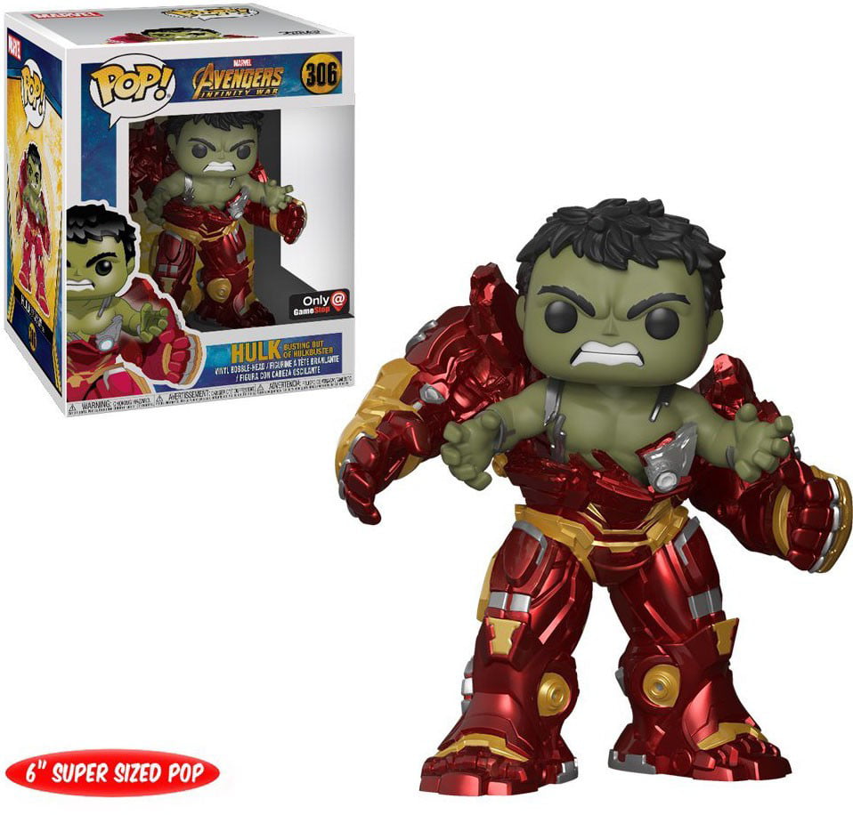 Marvel Funko Pop Avengers Infinity War 6" Hulk buster 294 26898 In stock 