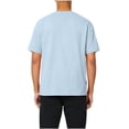 thumbnail image 6 of BVnarty Men's Solid Thin‑Knit Relaxed‑Fit Crew Neck Short Sleeve T‑Shirt, Soft Summer Streetwear Tops Light Blue XXXL, 6 of 7
