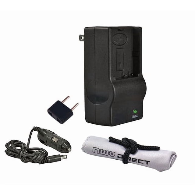 Nikon Coolpix S4100 Off Camera 'Intelligent' Rapid Charger + Nwv Direct Microfiber Cleaning Cloth.
