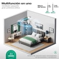 thumbnail image 3 of Ventilador de techo con luz de 36inch/90cm,Ventiladores de techo con luces con luz y control remoto,6 velocidades,3CCT,40W,Regulable,Reversible,Ventilador para patios,sala,dormitorio(Blanco), 3 of 5