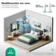 thumbnail image 3 of Ventilador de techo con luz de 36inch/90cm,Ventiladores de techo con luces con luz y control remoto,6 velocidades,3CCT,40W,Regulable,Reversible,Ventilador para patios,sala,dormitorio(Blanco), 3 of 5