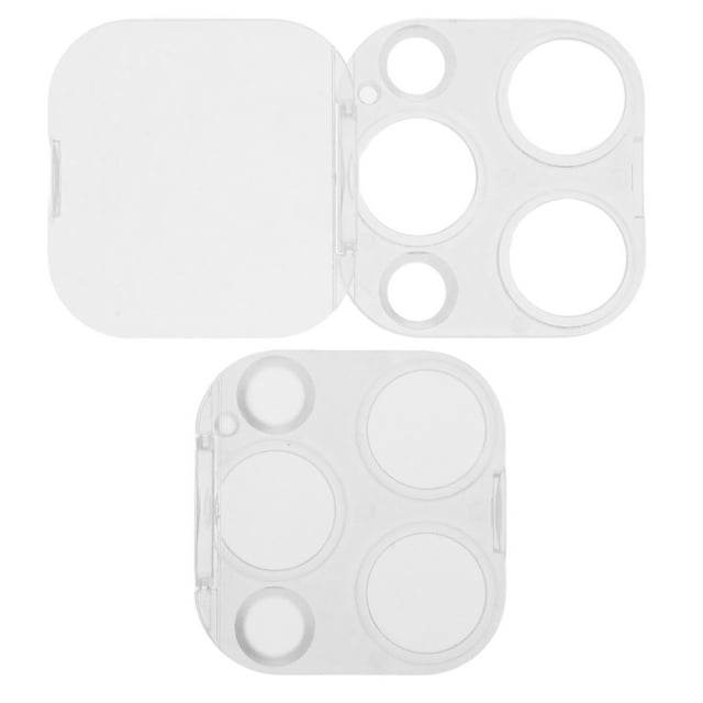 Raindrops 2 Pcs Capuchons d'Objectif d'Appareil Photo Transparents Ultrafins pour Protection d'Objectif de Téléphone Mobile