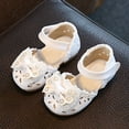 thumbnail image 4 of Mostsola Toddler Bow Mary Jane Shoes Girls Cute Princess Dress Flats Non-Slip Walking Shoes, 4 of 8