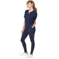 thumbnail image 2 of Kindly Yours Women’s Zip-Front Crewneck Scrub Top, Sizes XS-XXL, 2 of 5