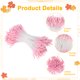 thumbnail image 2 of Uxcell 1440-Pack Estambres de Flores para Manualidades, Pistilo Floral Artificial de Doble Cabeza de 2mm para Hacer DIY [Rosa Claro], 2 of 6