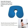thumbnail image 4 of Jobar International North American Posture Seat Cushion for Tailbone Sitting Relief Blue 14in x 14in, 4 of 5
