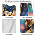 thumbnail image 4 of luoweisi Men's Beach Shorts Quick Dry Swim Trunks with Mesh Lining Sheepdog XL, 4 of 5