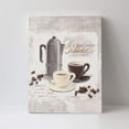 thumbnail image 4 of Coffee Wall Art Coffee Bean Coffee Cup Pictures Wall Decor Rustic Kitchen Coffee Painting Canvas Prints Coffee Time Artwork Modern Home Decor Framed for Kitchen Dining Room Cafe Office 12"X16", 4 of 6