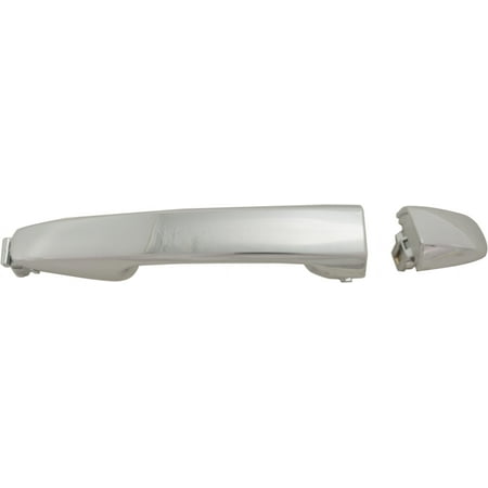 Replacement REPT494730 Exterior Door Handle Compatible with 2011-2020 Toyota Sienna Rear, Left Driver or Right-Sliding Chrome