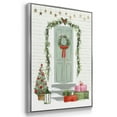 thumbnail image 3 of Festive Front Door I - Framed Gallery Wrapped Holiday Canvas - 17 x 25 - Silver Frame, 3 of 8