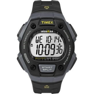 TIMEX Men's IRONMAN Classic 30 Black/Dark Blue 38mm Sport Watch