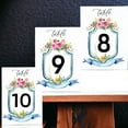 thumbnail image 3 of Wedding Design Table Number Cards Double Sided Party Table Numbers for Reception Baby Shower Anniversary Birthday Bridal Party 4x6 40 Pcs, 3 of 3