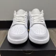 thumbnail image 4 of Ni-k-e Air Jordan 1 Low 2022 AJ1 Triple White Men Casual Shoes Sneakers 553558-136, 4 of 6