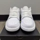 thumbnail image 4 of Ni - ke Ni - ke Air Jordan 1 Low 2022 AJ1 Triple White Men Casual Shoes Sneakers 553558-136, 4 of 5