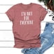 thumbnail image 1 of Pntutb adultos mujeres hombres o-cuello manga corta letra impresión suave Amily regalos top camiseta Pntutb Pntutb-8644, 1 of 5