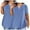 Blue, variant on Otntypg 2 Pack Women Plus Size Tops Loose Fit Casual Summer Short Sleeve Crewneck Basic Workout T-Shirts Trendy Oversized Y2K Baggy Tees Shirt Z-Multicolor#11 L