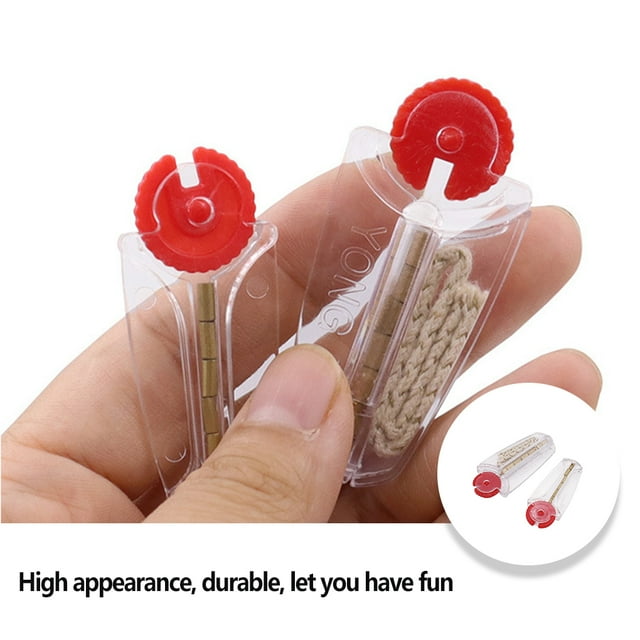 Universal Grinding Wheel Lighter Flint Cotton Core Set Replceable Accessories with Storage Lighters Fire Starter Flints Wick Kit Igniter Repair Replacing Parts