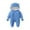 Blue Outfits fot Kids, variant on Kids Quilted Snowsuit with Ear Hood & Mittens Children's Clothing for Winter & Outdoor Wear Blue 3 Months