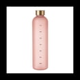 thumbnail image 3 of Botella de Agua de 1 L con Marcador de Tiempo, 32 Onzas, Botella de PláStico Esmerilado una Prueba de Fugas, Reutilizable, Motivacional, Color Rosa, 3 of 10