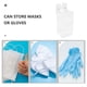 thumbnail image 4 of Dispensador de guantes desechables, contenedor dispensador de guantes, dispensador de soporte para guantes de pared, 4 of 6