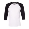thumbnail image 1 of BELLA + CANVAS Unisex Three-Quarter Sleeve Baseball Tee 3200C, 1 of 1