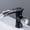 Black Thermostatic B, variant on Smart Temperature Display Thermostatic Basin Faucet Sink Tap Brass Deck Mount Cold Hot Water Mixer Bathroom Washing Tub Taps