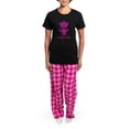 thumbnail image 4 of CafePress - Queen Bee Women'S Dark Pajamas - Women's Short Sleeve Print T-Shirt and Pants Dark Cotton Pajama Set, 4 of 7