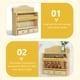 thumbnail image 4 of KAKOWELY Miniatura de muebles para casa de muñecas, estantería, armario, muebles para casa de muñecas en miniatura, 4 of 4