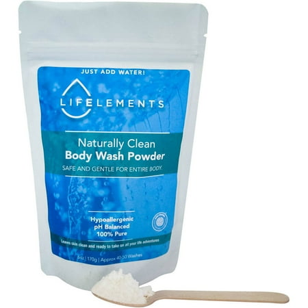 Life Elements Naturally Clean Body Wash Powder, 6 oz