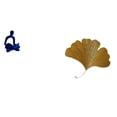 thumbnail image 1 of Figura de pensador abstracto, estatua, escultura de pared, hierro forjado, hojas de ginkgo, adorno colgante, decoración artística de resina, adecuada, 1 of 8