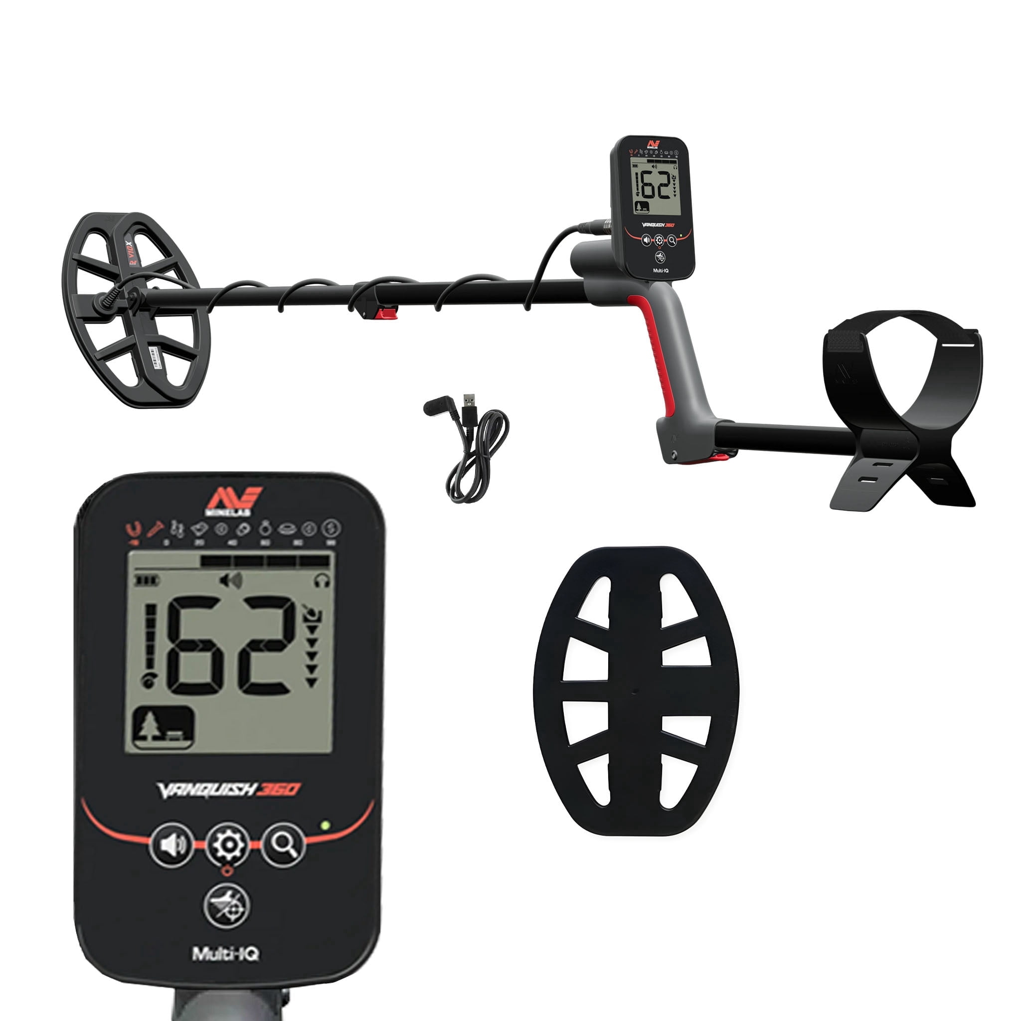 Minelab Equinox 600 Waterproof Metal Detector, All Terrain Multi