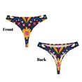 thumbnail image 3 of Fotbe Cinco De Mayo Floral Tanga Sin Costuras para Mujer con Estampado – Panties Invisibles, Transpirables y Cómodos para Uso Diario-X-Small, 3 of 6