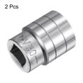 thumbnail image 3 of Uxcell 2 Pieces 30mm 12 Point Shallow Socket 3/4" Drive Standard Metric CR-V, 3 of 5