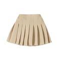 thumbnail image 3 of Miaoju Girls School Uniform Sensory-Friendly Pleated Scooter Skirt with Undershorts, Soft Fabric, Tagless with Flat Seams, 3 of 9