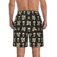 thumbnail image 3 of Naloa Skulls Gold Chains Dollar Men's Beach Shorts, Surfing shorts, Swim trunks, Quick Dry Swim Trunks for Surfing Beach Fun - Small, 3 of 9