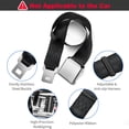 thumbnail image 3 of RIONIMA Air Travel Seat Belt Extender Strap for Comfort,Adjustable 7-32"Seat Belt Extension for Flights,Black(Not for Automotive Use), 3 of 8