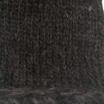 thumbnail image 2 of Womens Soft Dark Gray Wool Blend Knit Gloves, 2 of 2