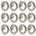 thumbnail image 1 of Set of 12 mounting frames for recessed spotlight SD-863 brushed stainless steel with GU10 socket, 1 of 5