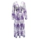 thumbnail image 3 of WILLBEST Vestidos Casuales para Mujer Verano Mujeres Maxi Vestido Largo Vacaciones Floral Boho Paisley Estampado Recortado Vestido de Mujer Chica, 3 of 3