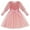Tulle-Pink, variant on 2-7T Toddler Baby Girls Christmas Velvet Dresses Casual Puff Sleeve Tulle Tutu Dress Sequins Stars Party Dresses