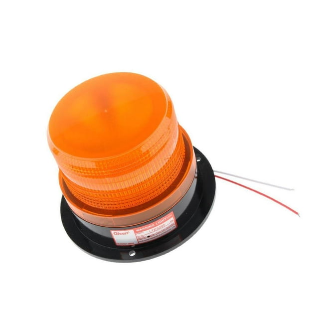 kurtrusly 24V Emergency LED Flashing Strobe Signal Warning Light Lamp Beacon Orange