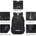 thumbnail image 5 of Mochila YONGSHENG mochila de viaje para computadora portátil Con puerto de carga USB/auriculares resistente al agua, 5 of 5